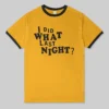 I DID WHAT LAST NIGH RINGER SHIRT Kyoong x Lemonade MV Inspired Tee