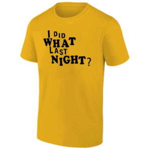 I DID WHAT LAST NIGH SHIRT Kyoong x Lemonade MV Inspired Tee