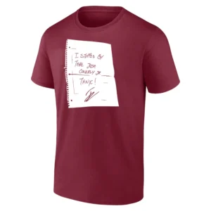 I STOPPED BY TAKE JOSH CONERLY JR. THNX SHIRT Josh Conerly Jr, Washington Commanders