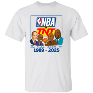Inside Basketball TV Show Caricatures 1989 2025 Shirt Ernie Johnson, Kenny Smith, Charles Barkley, Shag, NBA On TNT W