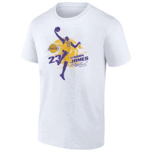 JAMES SILHOUETTE SHIRT LeBron James Los Angeles Lakers W