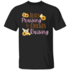 Jesus Praising Chicken Raising Shirt Funny Faith Farm Girls B