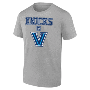 KNICKS IN V SHIRT 2025 NBA Playoffs, Villanova Inspired Logo, New York Knicks G