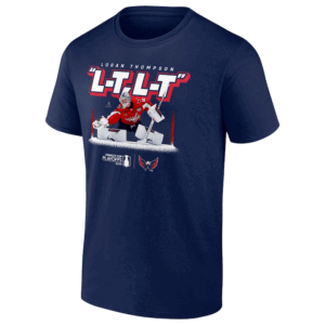 L T,L T SHIRT Logan Thompson Washington Capitals 2025 Stanley Cup Playoffs