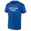 LET'S GO TACO SHIRT Trump Always Chickens Out Tariff Theory Tee R