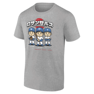 LOS ANGELES BASEBALL CHIBI ANIME SHIRT Yoshinobu Yamamoto, Shohei Ohtani, Roki Sasaki, Los Angeles Dodgers G