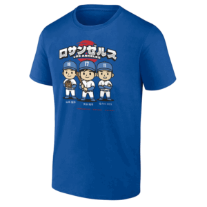 LOS ANGELES BASEBALL CHIBI ANIME SHIRT Yoshinobu Yamamoto, Shohei Ohtani, Roki Sasaki, Los Angeles Dodgers R