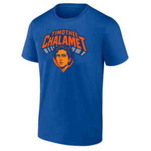 NEW YORK ACTOR SHIRT Timothée Chalamet x Knicks x Paul Atreides 2025 NBA Playoffs Tee R