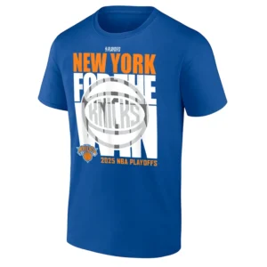 NEW YORK FOR THE WIN SHIRT 2025 NBA Playoffs, New York Knicks
