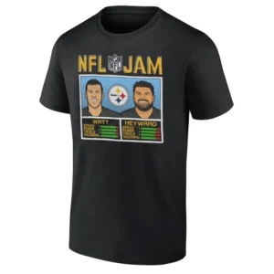 NFL Jam Steelers Watt And Heyward Shirt T.J. Watt and Cam Heyward, Pittsburgh Steelers