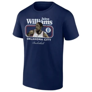 OKC COVER SHIRT 2025 NBA Playoffs, Jalen Williams Oklahoma City Thunders N