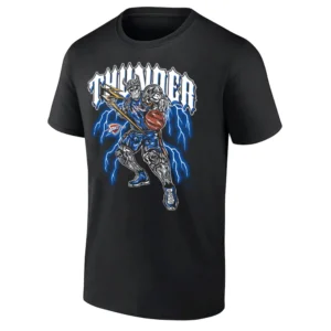 OKC THUNDER GOD SHIRT 2025 NBA Playoffs, Warren Lotas x OKC, Oklahoma City Thunder