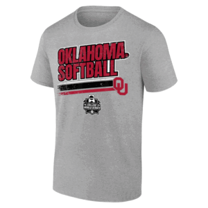 OKLAHOMA SOFTBALL SHIRT Women's College World Series Stripe, Oklahoma Sooners G