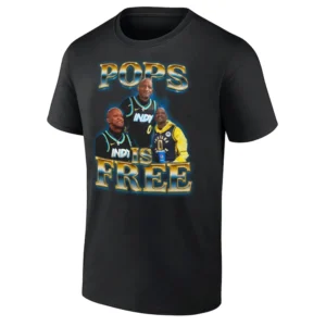 POPS IS FREE SHIRT John Haliburton, Indiana Pacers Playoff Controversy Tee