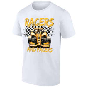 RACERS AND PACERS SHIRT 2025 Eastern Conference Finals Indiana Pacers Indy 500 Mashup W