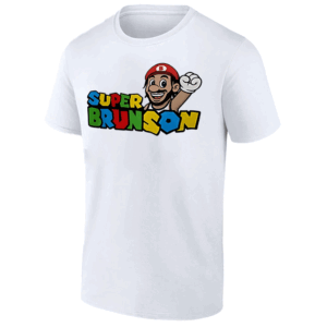 SUPER BRUNSON SHIRT Super Mario x Jalen Brunson, New York Knicks W