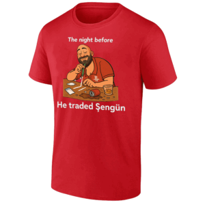 THE NIGHT BEFORE HE TRADE SENGUN SHIRT Rafael Stone x Sengun Trade Rumors, Houston Rockets Parody Tee R