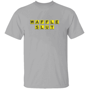 WAFFLE SLUT SHIRT Funny Waffle House Logo Parody Tee G