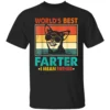World's Best Farter I Mean Father Fathers Day Funny Dad Dog T Shirt