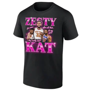 ZESTY KAT SHIRT Karl Anthony Towns, New York Knicks