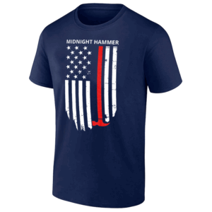 04 MIDNIGHT HAMMER SHIRT B 2 Stealth Jet Operation Midnight Hammer Military Graphic Tee USA Flag N
