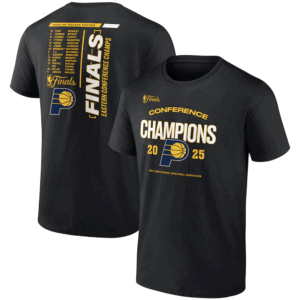2025 Eastern Conference Champions Roster T Shirt Indiana Pacers