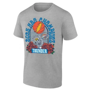 2025 NBA Finals Champions Grateful Dead T Shirt Oklahoma City Thunder g