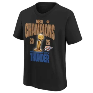 2025 NBA Finals Champions Locker Room Shirt Oklahoma City Thunder Official Championship Tee