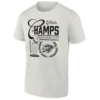 2025 NBA Finals Champions Metallic Logo T Shirt Oklahoma City Thunder S