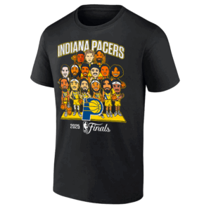 2025 NBA Finals Team T Shirt – Indiana Pacers Basketball Champions Tee B