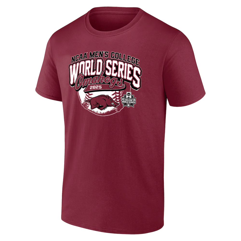 2025 OMAHOGS SHIRT 2025 NCAA Baseball Men's College World Series - Arkansas Razorbacks 2025 OMAHOGS SHIRT 2025 NCAA Baseball Men's College World Series Arkansas Razorbacks