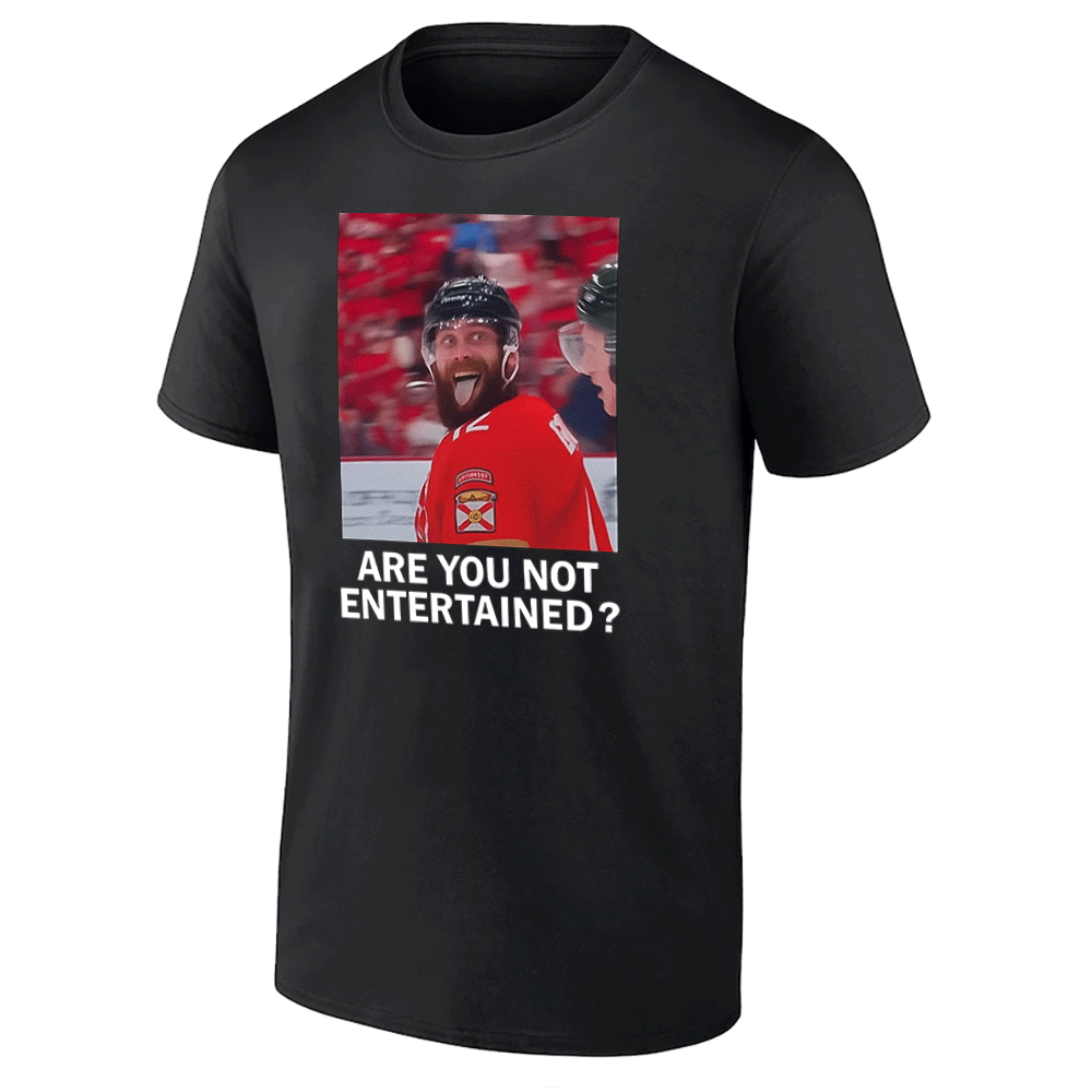 ARE YOU NOT ENTERTAINED SHIRT Jonah Gadjovich Man Child Tee - Florida Panthers Stanley Cup Finals 2025 Game 4 ARE YOU NOT ENTERTAINED SHIRT Jonah Gadjovich Man Child Tee Florida Panthers Stanley Cup Finals 2025 Game 4
