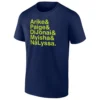 ARIKE& PAIGE& DIJONAI& MYISHA& NALYSSA SHIRT Ampersand Stars 2025 Dallas Wings