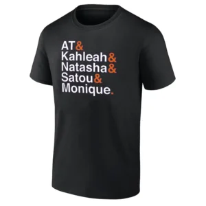 AT& KAHLEAH& NATASHA& SATOU& MONIQUE SHIRT Ampersand Stars 2025 Phoenix Mercury