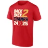 BACK 2 BACK CHAMPS 24 25 SHIRT Florida Panthers – 2025 Stanley Cup Champs