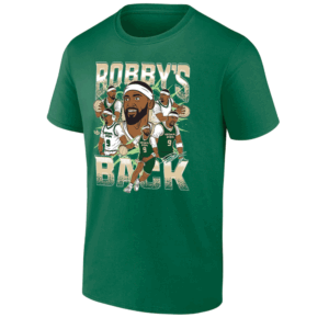 BOBBY'S BACK SHIRT Bobby Portis Jr. Underdog Return Tee Milwaukee Bucks 2025 Re Sign Edition FR