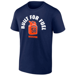 BUILT FOR FUEL SHIRT Hunter Brown Houston Astros 2025 Ace Performance Tee