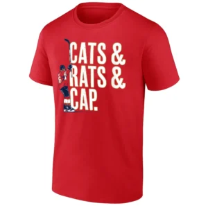 CAT& RATS& CAP. SHIRT Aleksander Barkov Florida Panthers Stanley Cup Final Game 1 Tribute