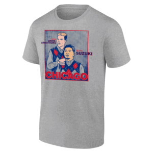 CHICAGO STEP BROTHERS SHIRT Seiya Suzuki & Pete Crow Armstrong Family Portrait Chicago Cubs G