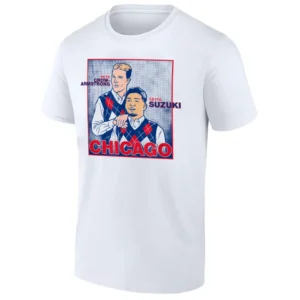CHICAGO STEP BROTHERS SHIRT Seiya Suzuki & Pete Crow Armstrong Family Portrait Chicago Cubs W