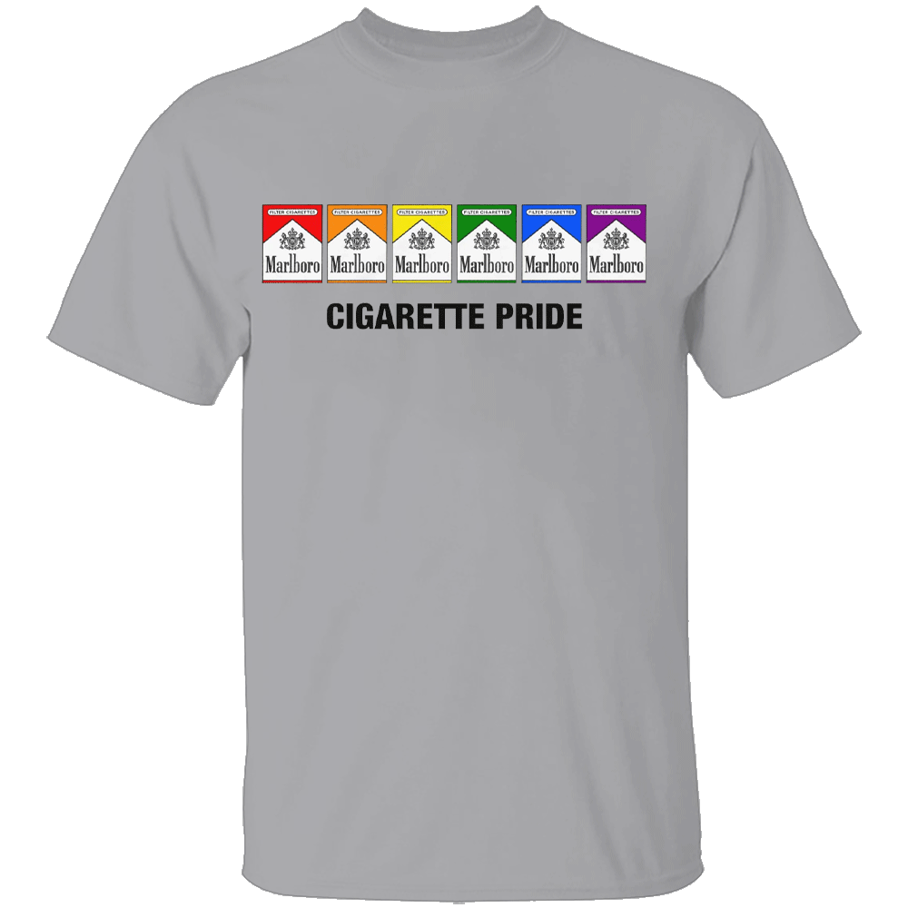 CIGARETTE PRIDE SHIRT Funny Marlboro Style - LGBT Pride Month 2025 G CIGARETTE PRIDE SHIRT Funny Marlboro Style LGBT Pride Month 2025 G