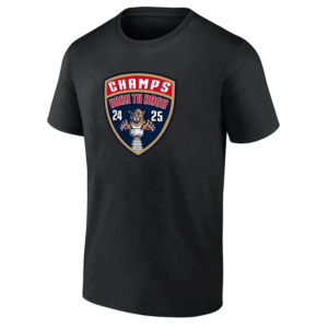 FLORIDA HOCKEY CHAMPS LOGO SHIRT 2024 25 Stanley Cup Champions Florida Panthers B