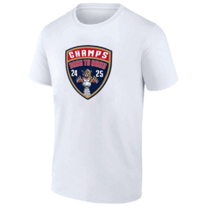 FLORIDA HOCKEY CHAMPS LOGO SHIRT 2024 25 Stanley Cup Champions Florida Panthers W