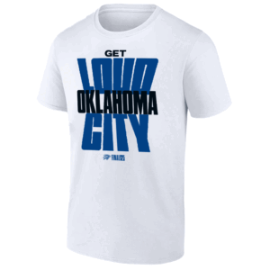 GET LOUD OKLAHOMA CITY SHIRT 2025 NBA Finals Game 2 Shirt Oklahoma City Thunder W