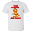I HATE MONDAYS... AND NAZIS SHIRT Funny Angry Garfield W