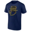 IN 49 STATES IT'S JUST BASKETBALL BUT THIS IS INDIANA T SHIRT 2025 NBA FINALS Indiana Pacers