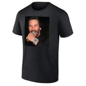 JOHNNY SILVERBANDZ ICED OUT SHIRT Diamond Grillz & Luxury Watch Flex Keanu Reeves Inspired Streetwear B