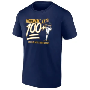 KEEPIN' IT 100+ SHIRT Jacob Misiorowski Milwaukee Brewers