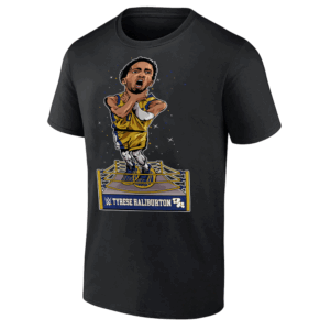 KNICKS CHOKE SHIRT Tyrese Haliburton x WWE x Indiana Pacers 2025 NBA Eastern Conference Finals