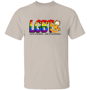 LGBT I Hate Mondays And Intolerance Shirt Funny Garfield S